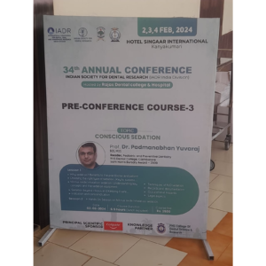 34th Annual Conference Indian Society For Dental Research @rajas_dental_college 
By @prof.Dr.Padmanabhan yuvaraj 